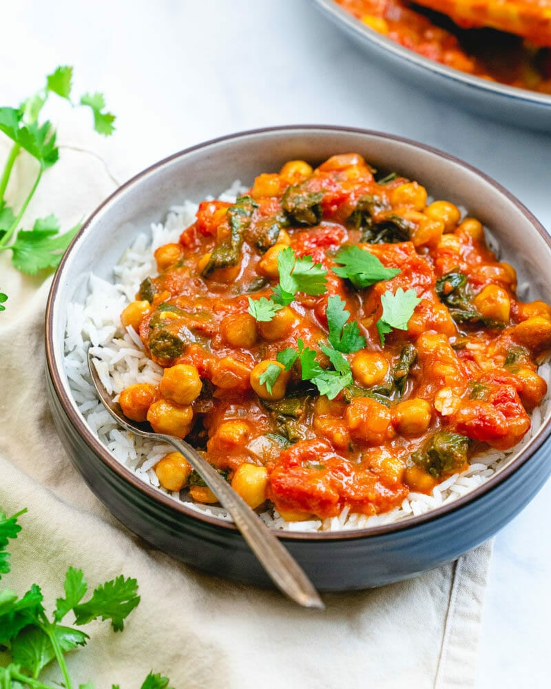 Weeknight chickpea curry
