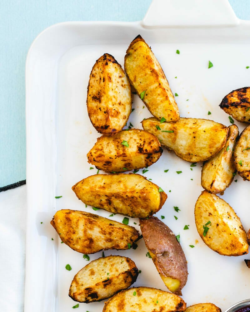 Grilled potatoes