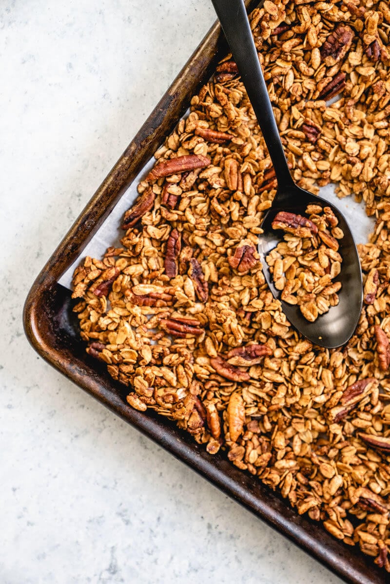 Plant based diet meal plan: Healthy granola recipe