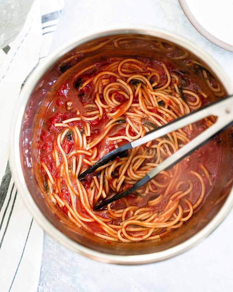 Instant Pot spaghetti